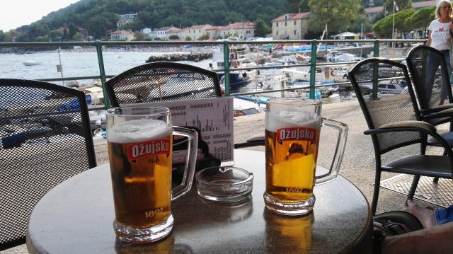 am Hafen von Mošcenicka Draga