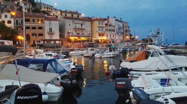 Abenddämmerung in Mošcenicka Draga