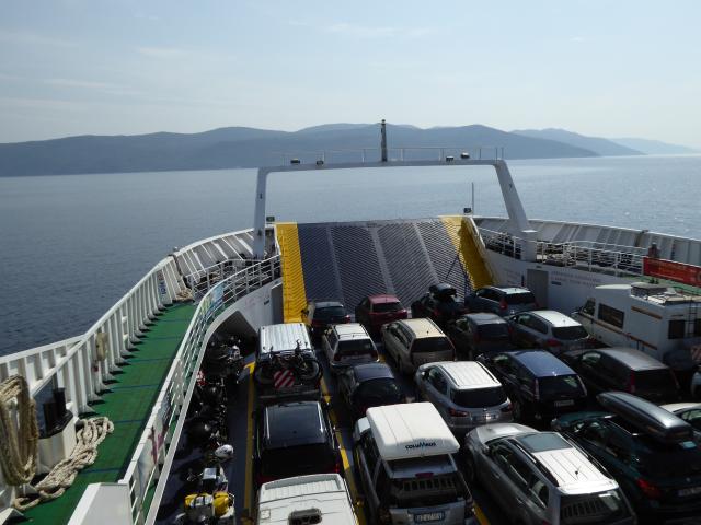 auf der Fähre nach Porozina/Cres