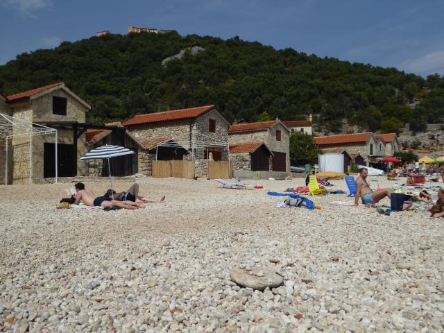 am Strand von Beli