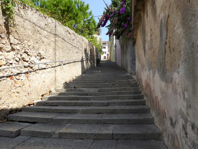 enge Gassen in Mali Lošinj
