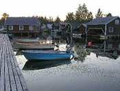 im Hafen von Mellanfjrden