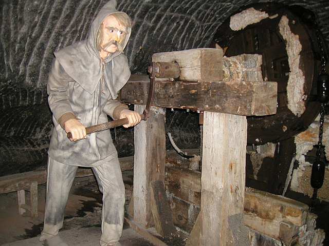 im Wieliczka Salzbergwerk