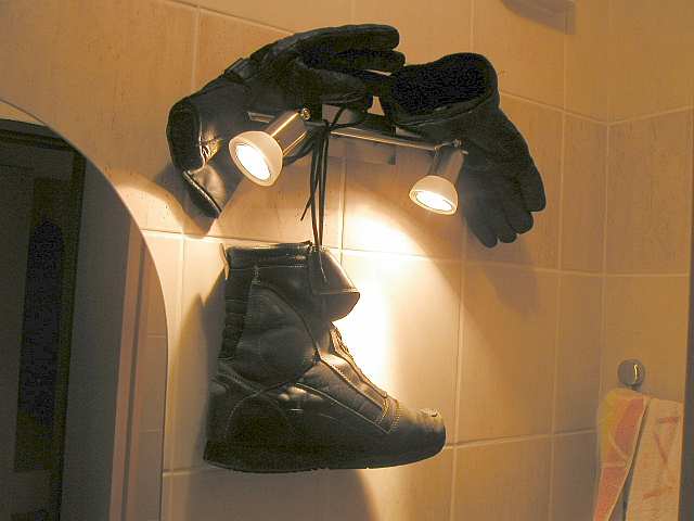 Wäschetrocknung&nbsp;im Hotelzimmer