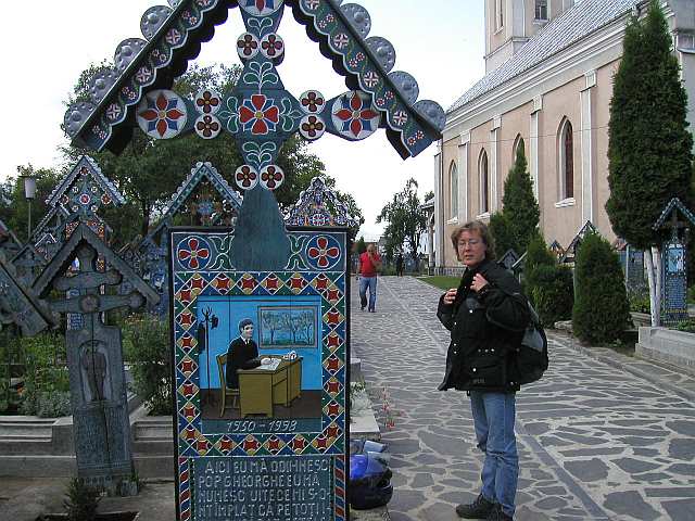 auf dem "lustige Friedhof" von Sapanta