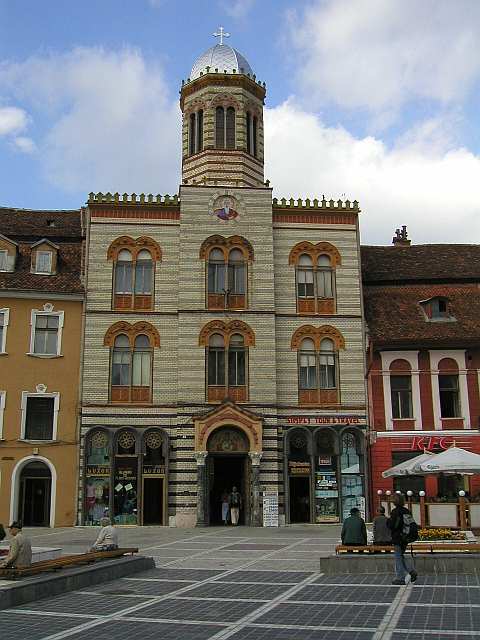 in der Altstadt Brasovs