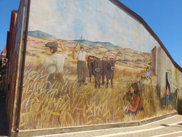 Murales im Ort Tinnura 
