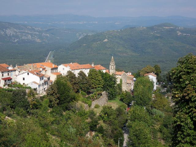 Blick von der Burganlage Motovun