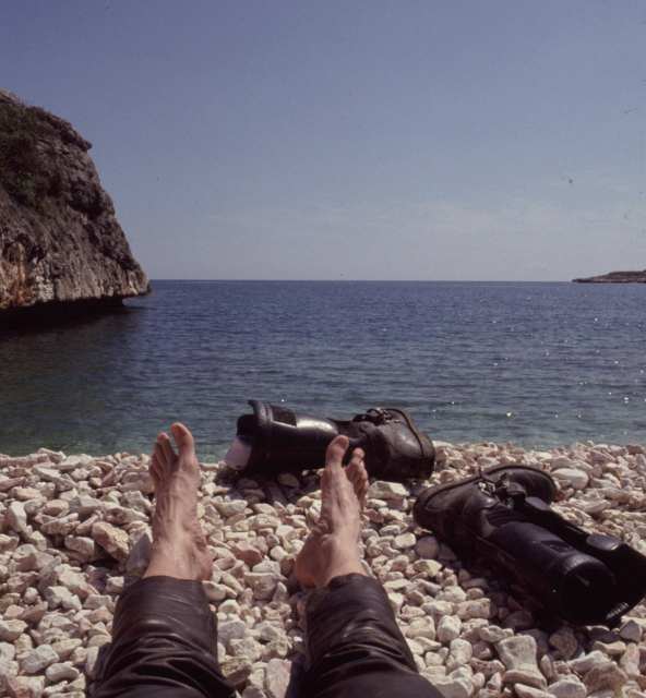 Pause in einer Kiesbucht vor Erdemli