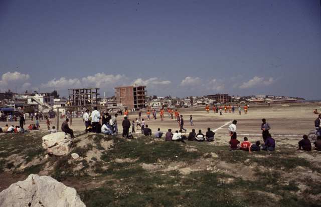 Fußballturnier auf dem Dorfplatz 
