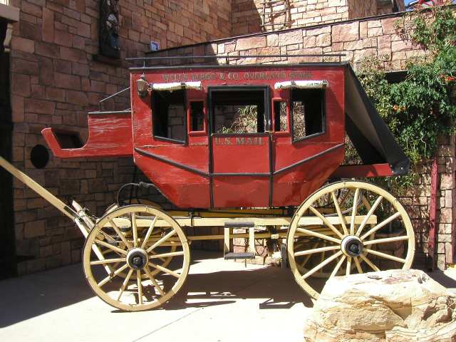 alte Postkutsche in Kanab