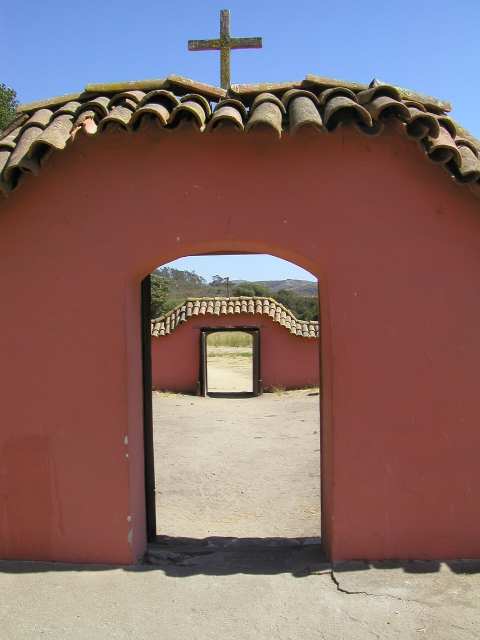 Seiteneingang Mission La Purisima