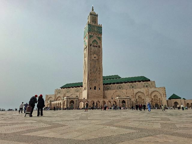 die Hassan II. Moschee in Casablanca