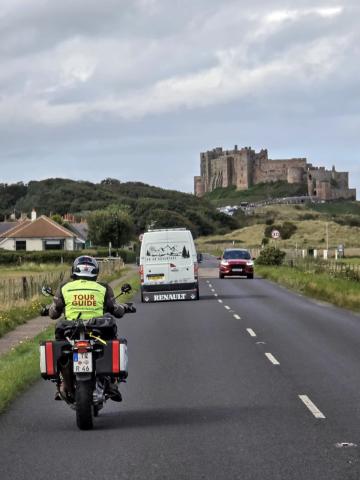 Kurz vor Bamburgh Castle 