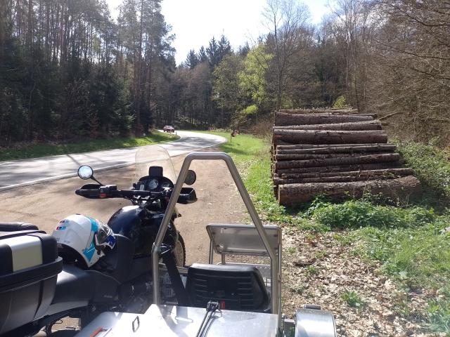 Erste Pause irgendwo in der Südpfalz 
