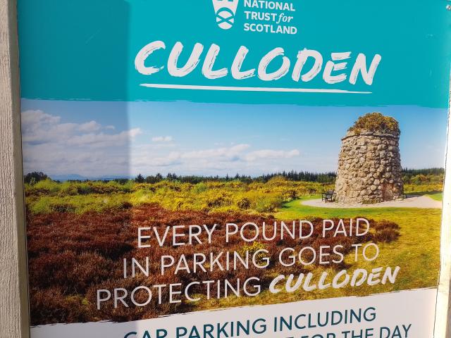 am Culloden Battlefield
