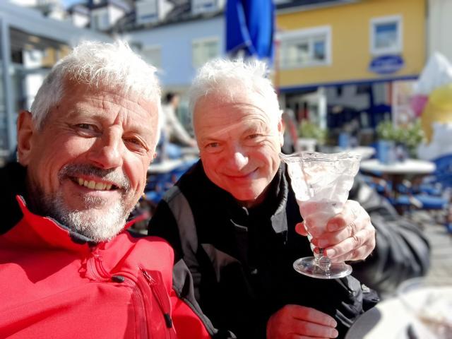 heute zusammen mit Reini in Nassau