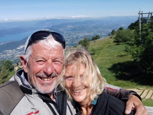 Am Mirador oberhalb von Aix les Bains 